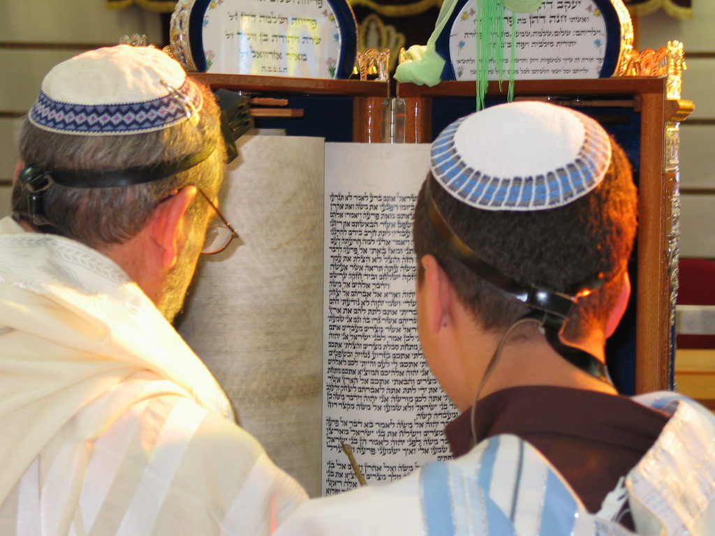“Boy reading Torah”